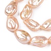 Natural Baroque Pearl Keshi Pearl Beads Strands PEAR-S020-T09-4