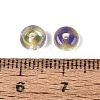 Baking Paint Electroplate Transparent Glass Beads EGLA-Q141-01A-A01-3