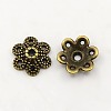 Tibetan Style Alloy Bead Caps K08YE071-1
