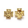 Tibetan Style Alloy Cross with Jesus Alloy Pendants for Easter Jewelry LS-GLF10674Y-NF-1