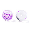 Transparent Handmade Lampwork Beads LAMP-T011-24B-01-1