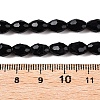 Opaque Solid Color Imitation Jade Glass Beads Strands EGLA-A037-P6x8mm-D04-4