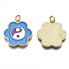 Brass Enamel Pendants KK-Q769-009-NF-3