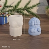 Christmas Snowman DIY Food Grade Silicone Statue Candle Molds PW-WG44014-02-1