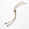 Brass Chain Bracelet Making KK-G290-09G-1