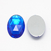 Acrylic Rhinestone Flat Back Cabochons X-GACR-Q011-13x18-05-2