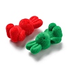 Flocky Acrylic Beads OACR-E020-13-3