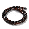 Natural Mahogany Obsidian Beads Strands G-I369-B06-01-3