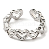 304 Stainless Steel Cuff Rings RJEW-E076-01P-2