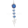 Glass Round & Octagonal Beads Hanging Suncatchers HJEW-JM04617-01-2