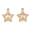 Alloy Rhinestone Pendants LS-RB-CBA332B-03G-1