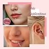 40Pcs 20 Styles 316L Surgical Stainless Steel & 316 Surgical Stainless Steel Hoop Nose Rings & Labrets AJEW-CJ0001-73-7