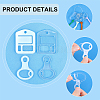 40Pcs 2 Style Acrylic Embroidery Floss Drop DIY-CP0008-73-4