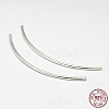 Tube 925 Sterling Silver Beads STER-O021-B-07-4