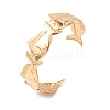 Marine 304 Stainless Steel Cuff Bangles for Women LS-BJEW-Z147-01G-01-2