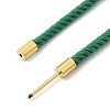 3MM Round Nylon Milan Cord Necklaces Making BJEW-H642-01G-25-3