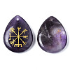 Natural Amethyst Pendants G-T122-72E-3