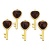 Natural Mahogany Obsidian Pendants G-N326-158-09-1