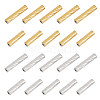 Unicraftale 40Pcs 4 Style 304 Stainless Steel Tube Beads STAS-UN0051-98-1