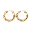 Ion Plating(IP) 304 Stainless Steel Hoop Earrings for Women EJEW-P279-17D-G-1