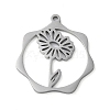 Non-Tarnish 304 Stainless Steel Pendants STAS-P338-01C-P-1