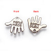 Tibetan Style Alloy Charms LS-LF0073Y-2