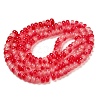 Baking Paint Glass Beads Strands DGLA-C003-01D-3