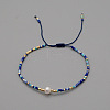 Adjustable Glass Seed Bead Braided Bead Bracelets for Women VT9382-1-1