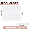 20Sheets Double Side Adhesive Glue Sticky Tape For False Nail Tips MRMJ-FH0001-56-2