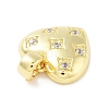 Brass Micro Pave Cubic Zirconia Pendants KK-F877-25G-2