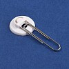 Iron Clip with Blank Plastic Settings AJEW-WH0285-32-1