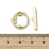 Brass Toggle Clasps KK-C048-08G-3