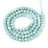 Anti-Tarnish Electroplate Glass Beads Strands EGLA-T021-4mm-15-08-2