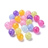 Transparent Crackle Acrylic Beads CACR-R008-20mm-M-3