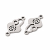 201 Stainless Steel Connector Charms STAS-K251-088P-2