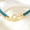 Adjustable Nylon Cord Bracelets LS-BJEW-C096-01G-17-2