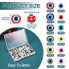  240Pcs 12 Colors Baking Painted Glass Beads DGLA-TA0001-01-12