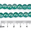 Frosted Transparent Glass Bead Strands X1-GLAA-P065-8mm-08-3