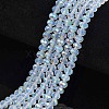 Electroplate Glass Beads Strands EGLA-A044-J4mm-L06-1