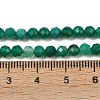 Natural Green Onyx Agate(Dyed & Heated) Beads Strands G-D347-A04-4mm-5