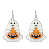 Halloween Alloy Enamel Dangle Earrings FS-WG03594-05-1