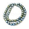 Electroplated Non-Magnetic Synthetic Hematite Beads Strands G-P518-05E-01-2