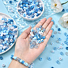 720Pcs 6 Styles Plastic & Acrylic Beads KY-YW0001-77-4