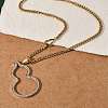 Ion Plating(IP) 304 Stainless Steel Chain Necklaces NJEW-M078-11G-2