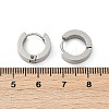 201 Stainless Steel Hoop Earring EJEW-C131-05P-5