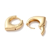 Teardrop Brass Hoop Earrings for Women EJEW-B056-13G-2