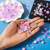 Transparent & Opaque Acrylic Bead OACR-TAC0002-08F-7