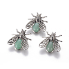 Natural Green Aventurine Brooches G-A176-D06-1-1