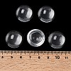 Transparent Half Round Glass Cabochons X-GGLA-R027-20mm-5