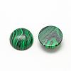 Synthetic Malachite Cabochons G-R416-16mm-38-2